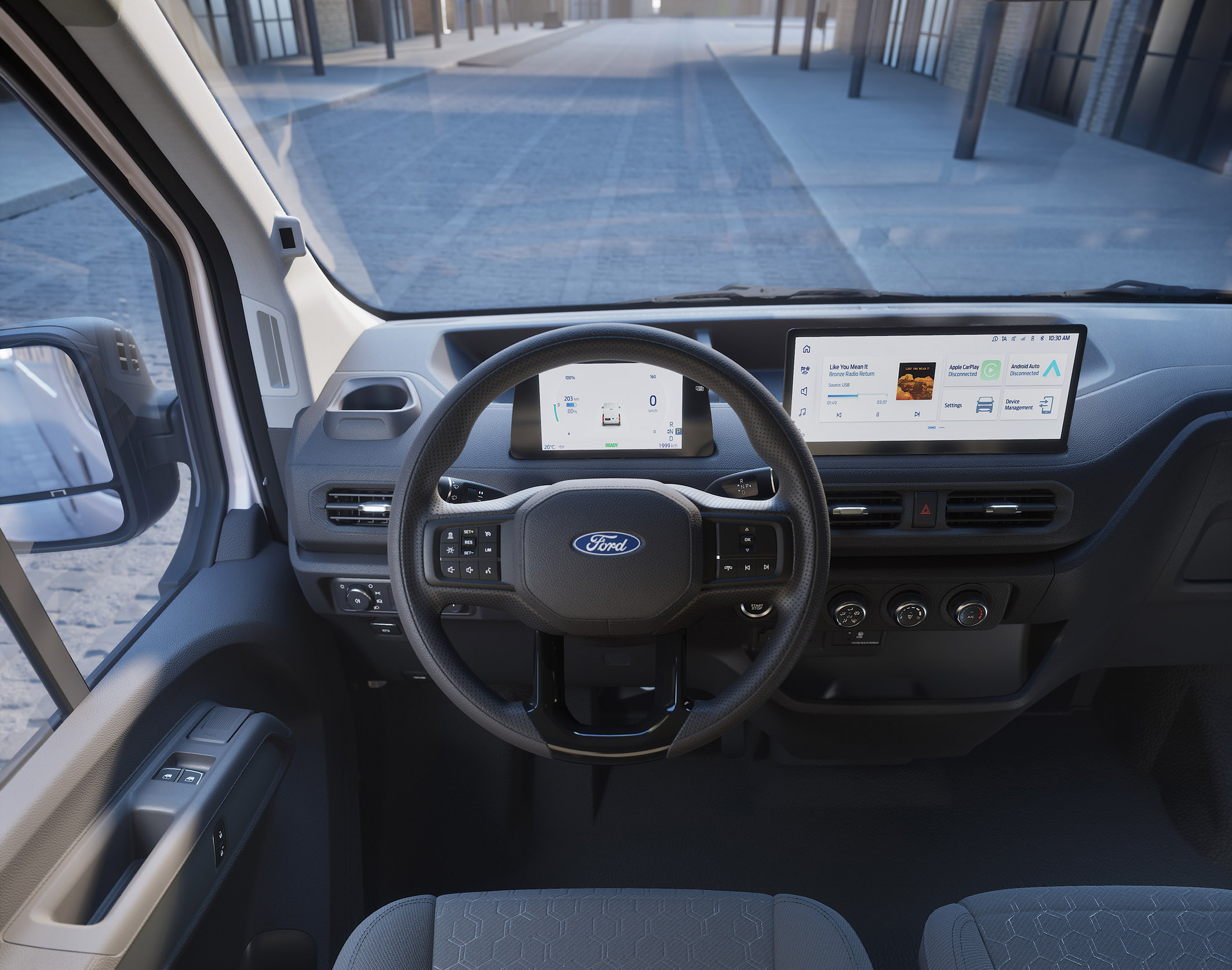 Ford Transit City elétrica chega com autonomia de 250 km, três versões e manutenção mais barata para transporte urbano de cargas.